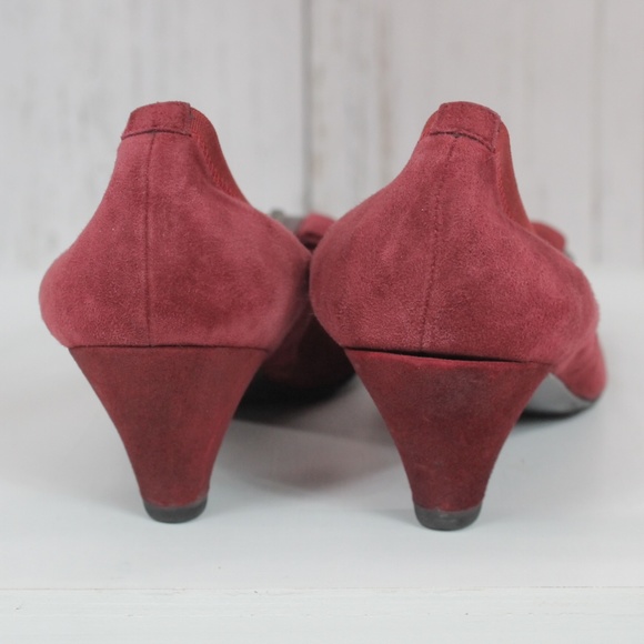 Stuart Weitzman Buckle Kitten Heel Pumps - Picture 7 of 8